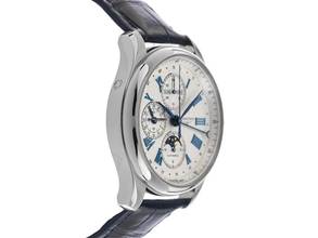 Thumbnail von Longines Master Collection Chronograph Mondphase Ref.L2.773.4.71.2 2025 Full Set Ungetragen Master Collection Chronograph Mondphase Krokoleder Faltschließe