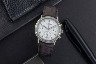 Thumbnail von Blancpain Villeret Chronograph Stahl Automatik Herrenuhr Ref. 1185-1127