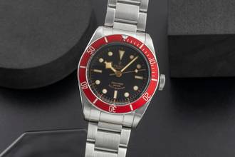  Tudor Black Bay Heritage Black Bay Smiley Dial Automatik Herrenuhr Ref. 79220R 