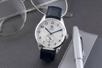  TAG Heuer Carrera Calibre 6 Automatik Stahl Herrenuhr Ref. WAS2111 