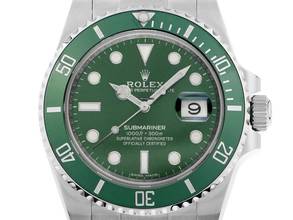 Thumbnail von Rolex Submariner Date LV Hulk Ref.116610LV 2012 Full Set wie Neu Vintage Submariner Date LV Hulk Green Dial
