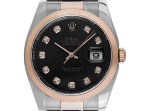 Rolex Datejust 36 Ref.116201 2008 Full Set wie Neu Vintage Datejust Diamanten 