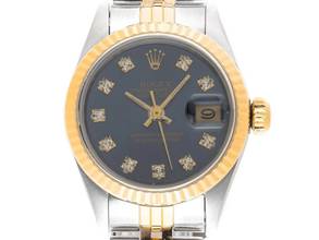 Thumbnail von Rolex Lady-Datejust Ref.69173 1993 Full Set sehr gut Vintage Datejust Lady Diamanten open 6/9