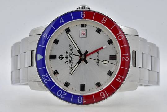  Zodiac Sea Wolf GMT “Crystal” Topper Edition Limited ZO9408 
