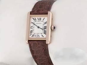 Thumbnail von Cartier Tank Solo Edelstahl Rosegold 750 2018 W5200024 Stahl 18kt Rose Gold Damen