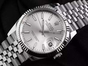 Thumbnail von Rolex Datejust 36 Ref.126234 2025 Full Set Ungetragen Datejust Stahl 18kt Weißgold