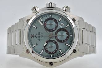  Ebel 1911 Chronograph 1216680 Ice Blue Dial 