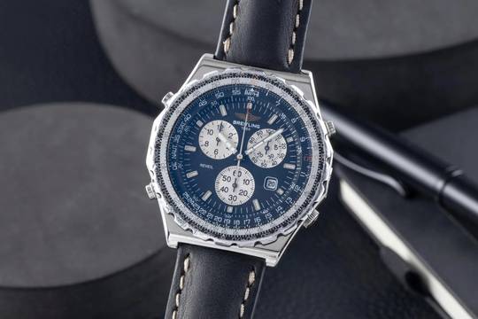  Breitling Jupiter Pilot Navitimer Edelstahl Quarz Herren Ref. 80975 Papiere 1998 