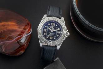 Thumbnail von Breitling Galactic 32 Cockpit Galactic 32 Date Diamond Edelstahl Quarz Damenuhr Ref. A71356