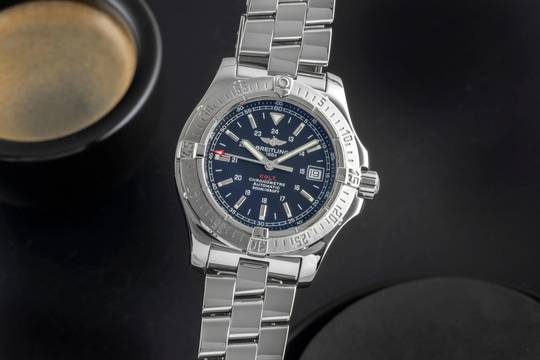  Breitling Colt Automatic Chronometer 500M Stahl Automatik Herrenuhr Ref. A17380 B&P 2008 