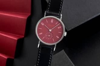 Thumbnail von NOMOS Tangente Stahl Handaufzug unisex Tangente Super 30 Granatapfelrot B&P 2004