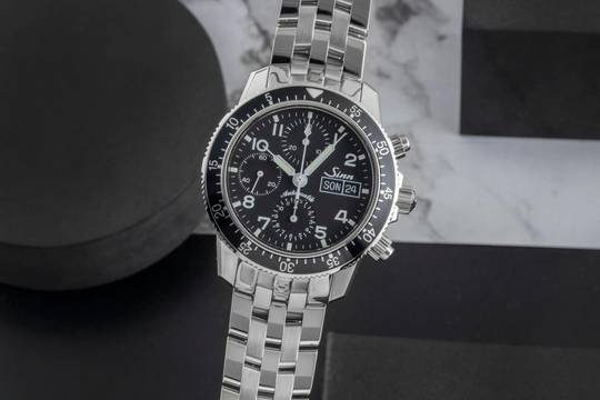  Sinn 103 ST Chronograph Stahl Automatik Herrenuhr Ref. 103 St Sa B&P 2019 