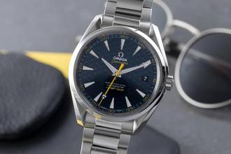 Thumbnail von Omega Seamaster Aqua Terra James Bond Automatik 231.10.42.21.03.004 B&P 2025