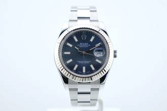  Rolex Datejust II Blue Dial - With Box And Papers - 116334 2016 