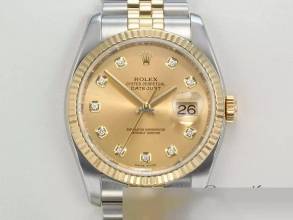 Thumbnail von Rolex Datejust 36 36mm 116233 2011 Diamanten Stahl Gelbgold 750 Automatik