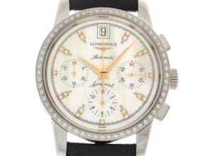  Longines Conquest Ref.L1.141.0 2006 Full Set wie Neu Vintage Conquest Perlmutt Diamanten 