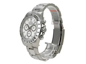  Rolex Daytona Edelstahl 116520 Weiß verklebt 