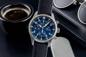 Thumbnail von IWC Fliegeruhr Chronograph Pilot´s Day-Date Chronograph Automatik Herrenuhr IW377709 B&P 2018