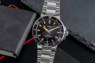  Oris Aquis Date Stahl Automatik Herrenuhr Ref. 01 733 7730 4159-07 8 24 05PEB 