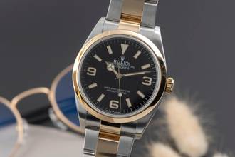 Rolex Explorer 36 Oystersteel / Gold Automatik Herrenuhr Ref. 124273 