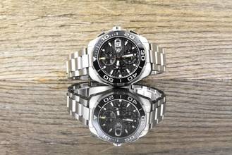  TAG Heuer Aquaracer 300M Calibre 16 43MM Chronograph Ceramic / Black Dial B&P 2017 