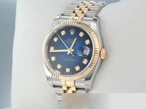 Thumbnail von Rolex Datejust 36 36mm 116233 Diamanten Stahl Gelbgold 750 Automatik Stainless Steel 18kt Yellow Gold Jubilé-band Chronometer Oyster