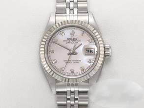 Thumbnail von Rolex Lady-Datejust Edelstahl Weissgold 750 Cacholong Automatik Stahl Stainless Steel 18kt White Gold Jubilé-band Chronometer Oyster