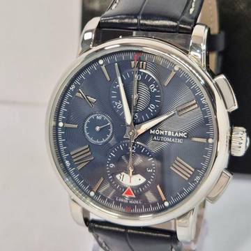  Montblanc 4810 Chronograph Blue Edition 43mm Automático Completo 