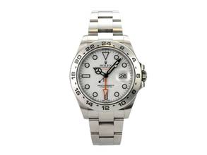  Rolex Explorer II 42 Edelstahl 216570 weißes Zifferblatt 
