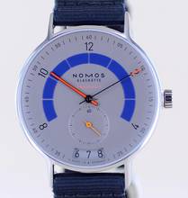  NOMOS Autobahn Neomatik 41mm sports gray Dial Textilband B+P 