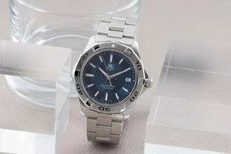Thumbnail von TAG Heuer Aquaracer 300M Blue Dial Edelstahl Quarz Herrenuhr Ref. WAP1112