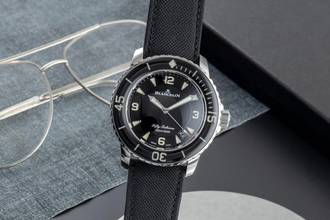 Thumbnail von Blancpain Fifty Fathoms Stahl Automatik Herrenuhr Ref 5015-1136-52A Papiere 2019