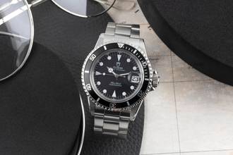 Thumbnail von Tudor Submariner Stahl Automatik Herrenuhr Ref. 79090 Rolex Case Box