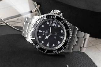 Thumbnail von Tudor Submariner Stahl Automatik Herrenuhr Ref. 79090 Rolex Case Box