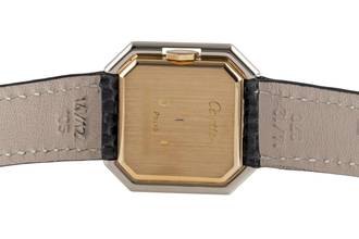 Thumbnail von Cartier Ceinture Stahl / Gold Handaufzug Damenuhr Ref. 7821