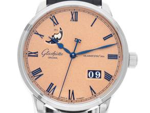 Thumbnail von Glashütte Original Senator Excellence Panoramadatum Mondphase Ref.1-36-24-04-02-61 2026 Full Set Ungetragen Senator Excellence Panoramadatum Mondphase Krokoleder Faltschließe