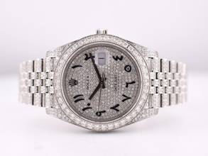  Rolex Datejust II 41mm Ice Full Diamond - New 