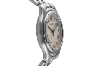 Thumbnail von Cartier Cougar Stahl Quarz Roman Dial Damenuhr Ref. W35001F5 Klassiker