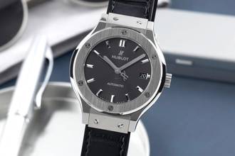 Thumbnail von Hublot Classic Fusion Racing Grey Titan Automatik Ref. 565.NX.7071.LR Box & Papiere 2019