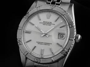 Thumbnail von Rolex Datejust Turn-O-Graph Turn-O-Graph Ref.16250 1966 original Box sehr Gut Vintage Datejust Turn-O-Graph Stahl 18kt Weißgold open 6/9