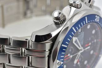  Omega Seamaster Diver 300 M Professional Chronograph 2599.80 Blue Bezel 