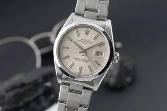 Thumbnail von Rolex Oyster Perpetual Date 34 Silver Dial Edelstahl Automatik Herrenuhr Ref. 1500 Klassiker