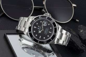 Thumbnail von Rolex Submariner Date 40 Stahl Automatik Herrenuhr Ref. 16610 Y-Serie
