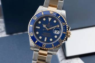  Rolex Submariner Date Stahl / Gold Oyster Perpetual Ref. 116613LB Papiere 2013 