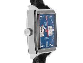 Thumbnail von TAG Heuer Monaco Calibre 11 Steve McQueen Ref.CAW211P.FC6356 2025 Full Set Ungetragen Monaco Steve McQueen Leder Faltschließe