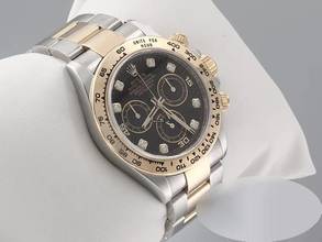Thumbnail von Rolex Daytona 116503 2017 Stahl Gelbgold 750 Diamanten Chronograph Automatik Stainless Steel 18kt Yellow Gold Oyster-band Chronometer Black Dial