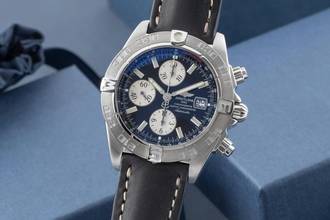  Breitling Galactic Chronograph Automatik Datum Edelstahl Herrenuhr Ref. A13364 