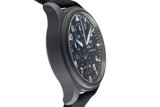 Thumbnail von IWC Fliegeruhr Chronograph Top Gun Pilot´s Watch Chronograph Top Gun Keramik Automatik Ref IW389101 Papers 2019