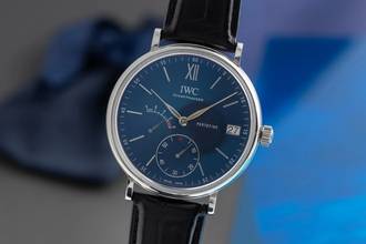 Thumbnail von IWC Portofino Handaufzug 8 Days Edelstahl Handaufzug Herrenuhr Ref. IW510106
