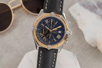 Thumbnail von Breitling Crosswind Chronograph Stahl / Gold Automatik Herrenuhr Ref. D13355